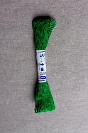 Sashiko thread #26 - Viridian Green