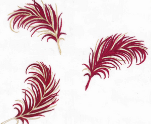 "Feathers" Pillow by Maison NOËL