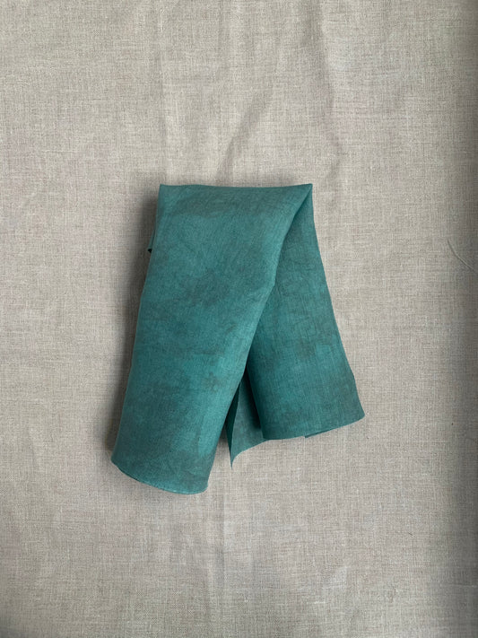 Hand Dyed Linen - Sea Green
