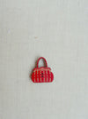Purse button - red