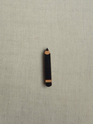 Crayon Button - Black