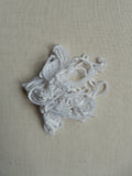 Au Ver a Soie- Silk Chenille blanc