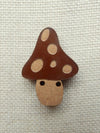 Mushroom - brown with tan dots