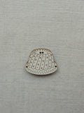 Cake mold button