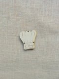 Chef's toque button