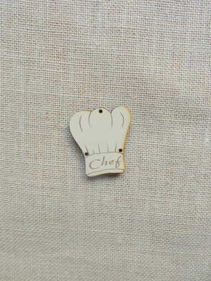 Chef's toque button