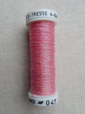 Metallic - Fine braided #4 - Color #0047 (Cherry Pink)