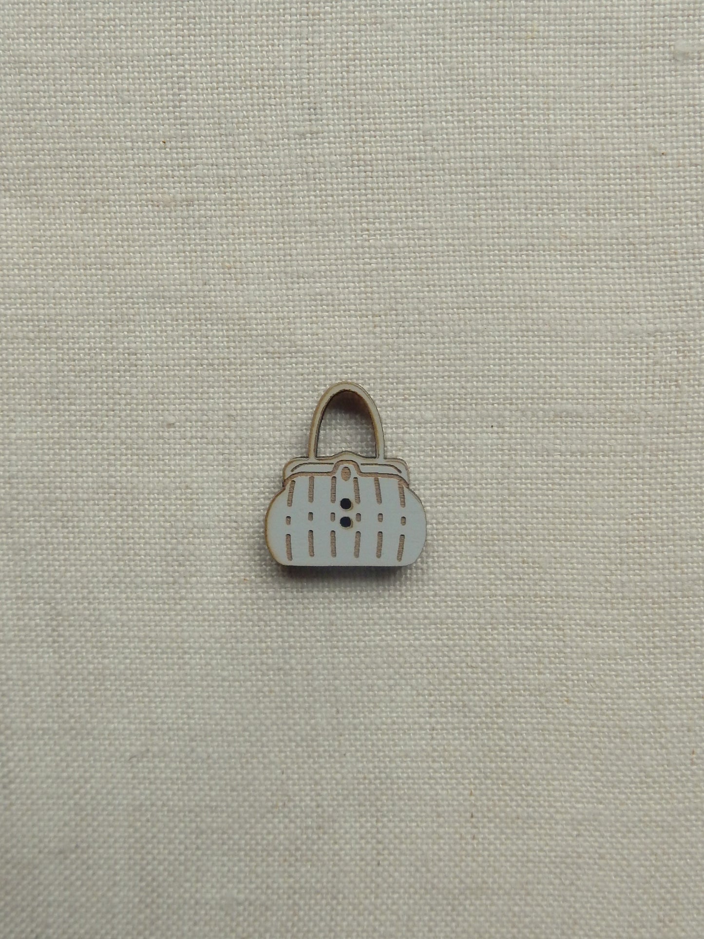 Purse button - gray