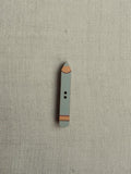 Crayon Button - Gray