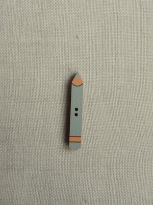 Crayon Button - Gray
