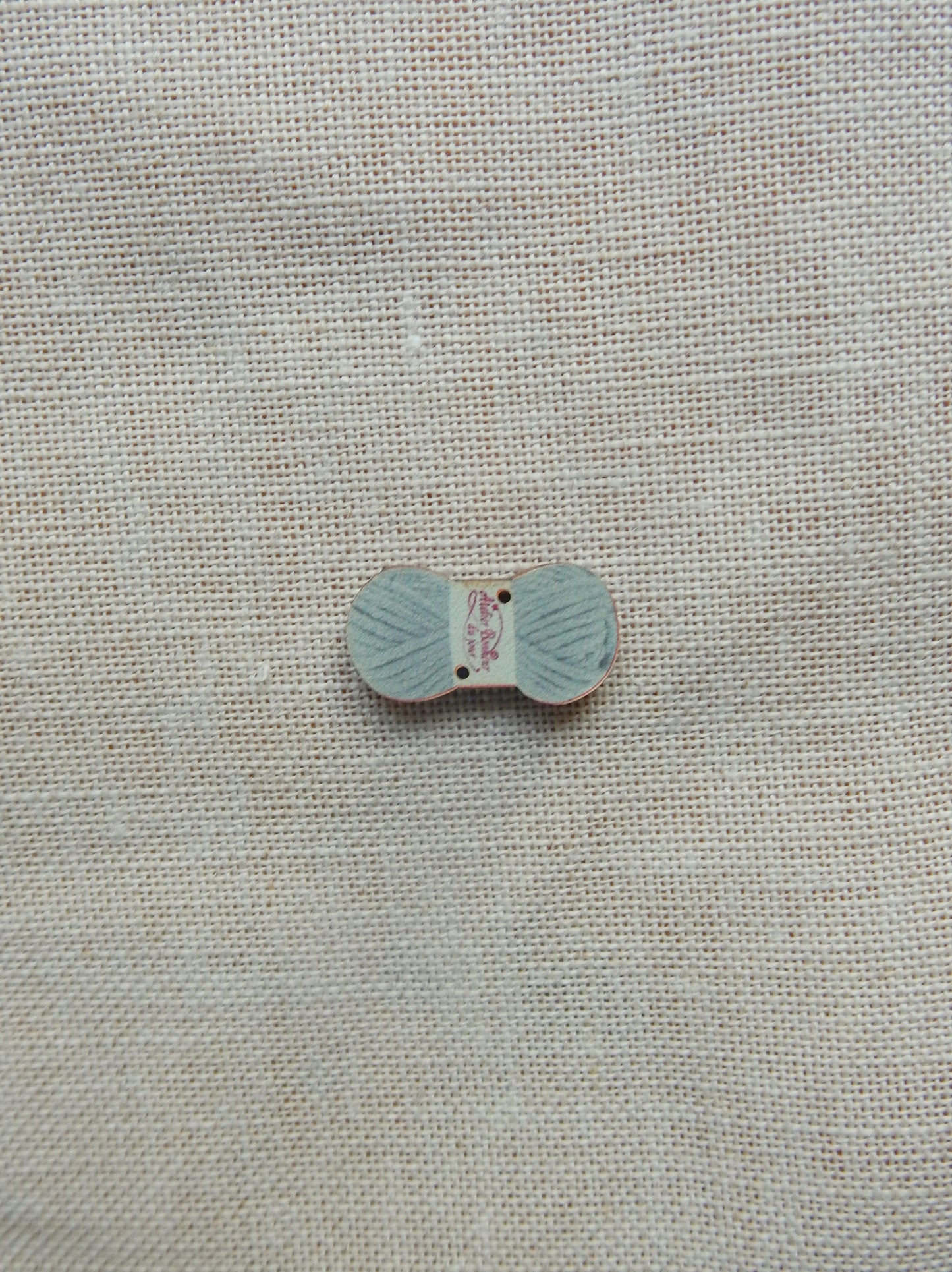 Yarn button - Grey