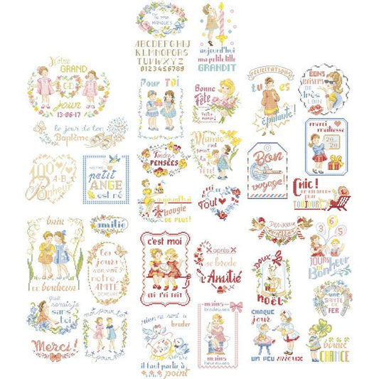 Story Chart - Embroidered Messages