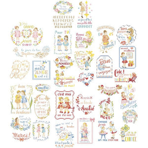 Story Chart - Embroidered Messages