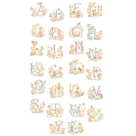 ABC Chart - Bunnies