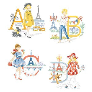 ABC Chart - Little Parisian Girls