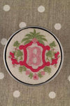 "B" stamped on linen