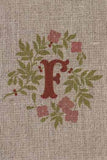 "F" stamped on linen