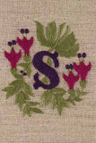 "S"  stamped on linen