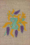 "Z"  stamped on linen