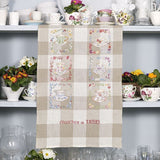 Teacups - Linen Tea Towel