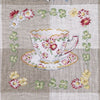 Teacups - Linen Tea Towel