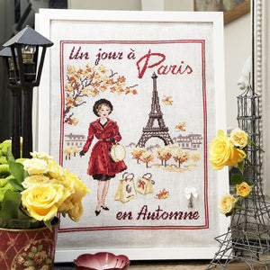 Autumn Day in Paris - Linen Half-Kit
