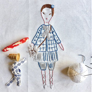 Petite Maude Embroidery Sampler Kit by Jess Brown