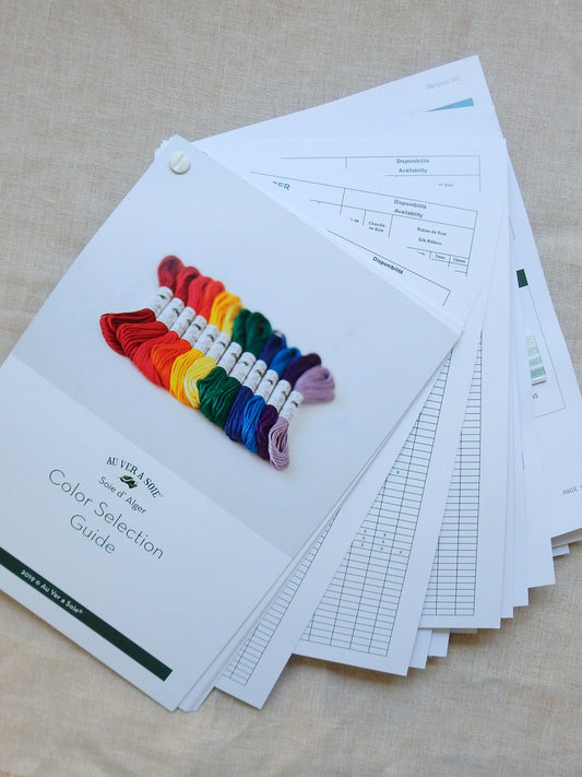 Complete Color Chart for Au Ver à Soie