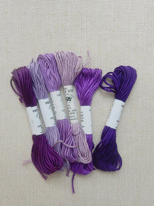 Soie d'Alger packs (purples)