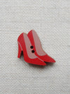 High heel button