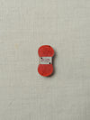 Yarn button - red