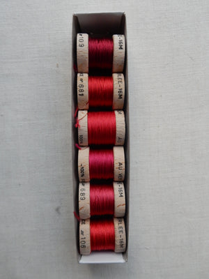 Soie Perlée set (Reds)