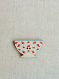 Rose patterned bowl button