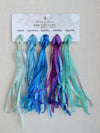 3.5mm Seafoam/Forget Me Knot/Ocean Blue/Violet Blue/Tropical Sea- Silk Ribbon Collection