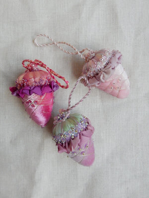 Velvet Acorn Ornaments  Kit - Sugarplum