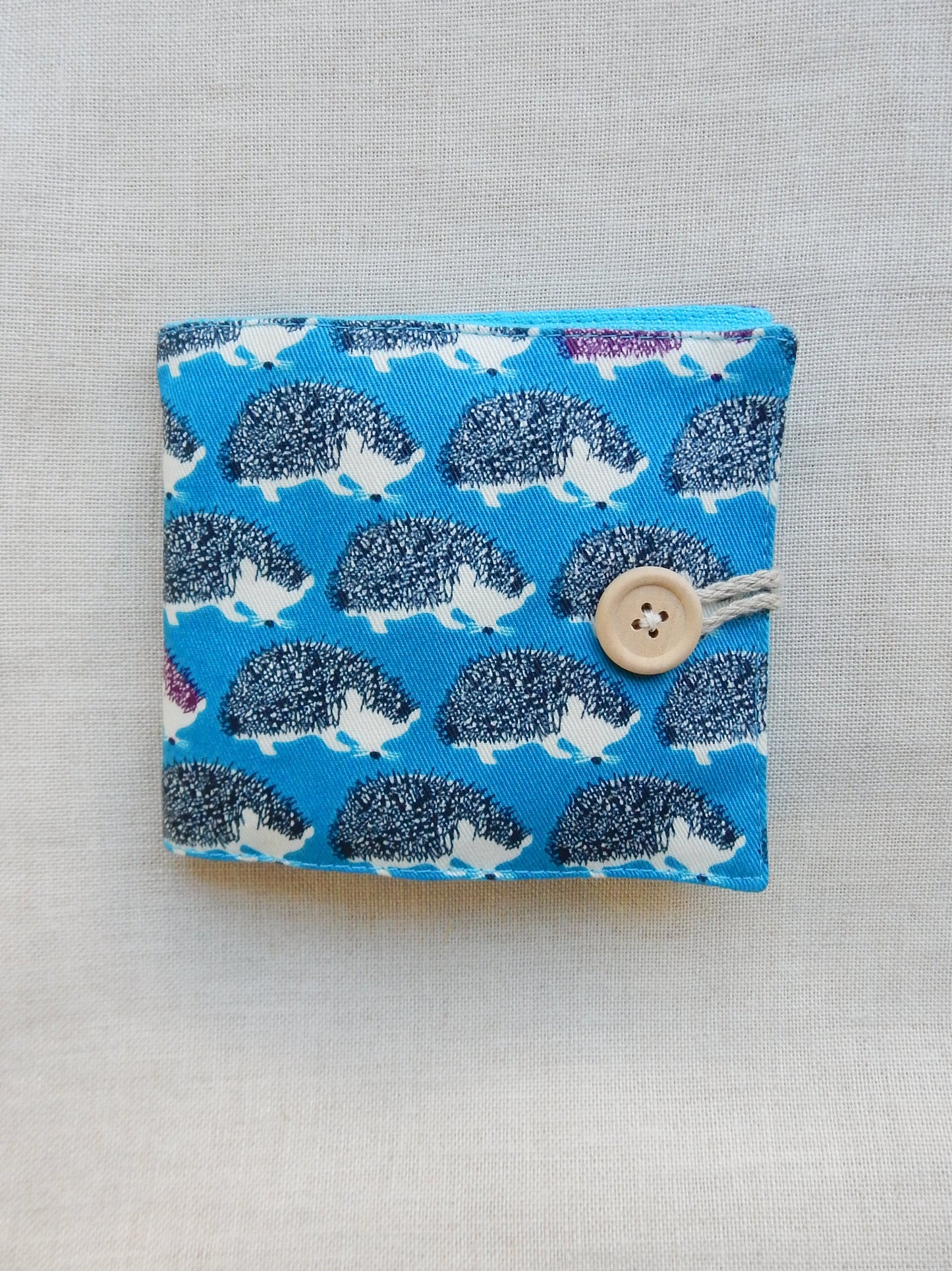 Hedgehog Needlebook - Teal