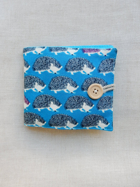 Hedgehog Needlebook - Teal