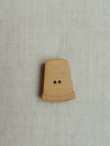 Thimble button -  natural