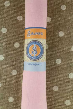 SAJOU Embroidery Linen - Pink