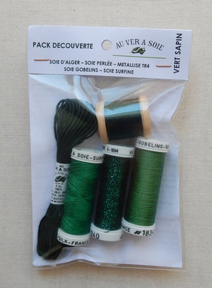 Discovery Pack - Soie d'Alger/Gobelins (Vert Sapin)