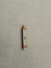 Crayon Button - White