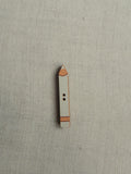 Crayon Button - White
