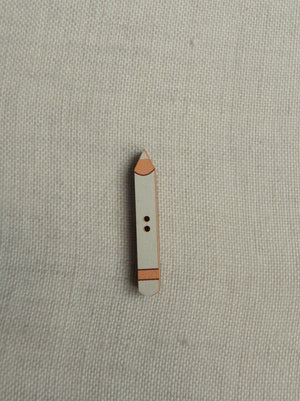 Crayon Button - White