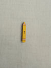 Crayon Button - Yellow